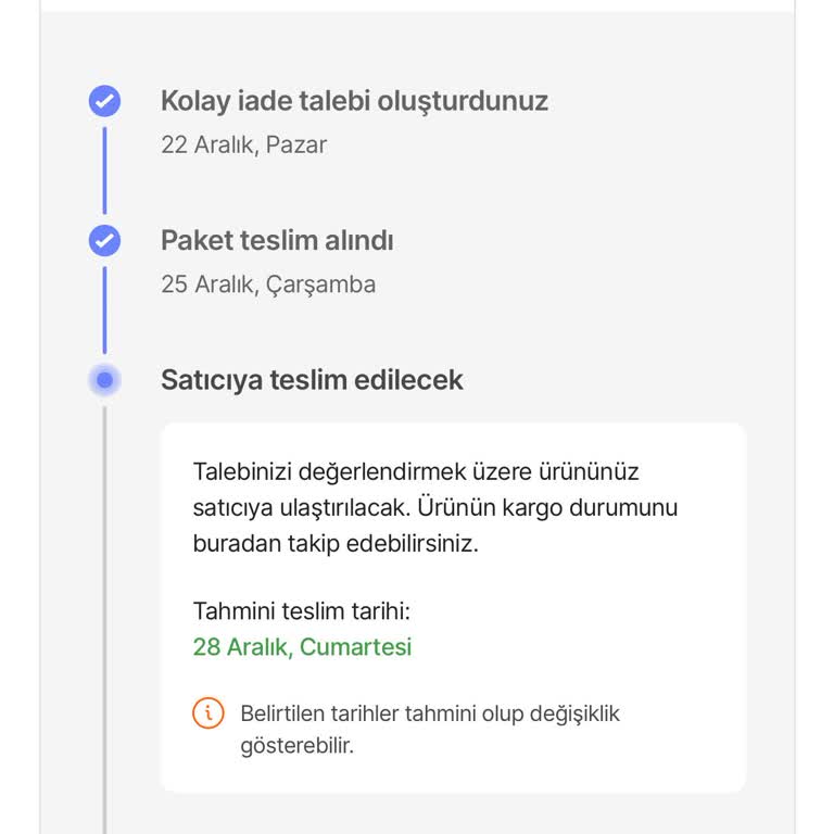 Hepsiburada İade Kargom Dağıtımda Kayboldu!