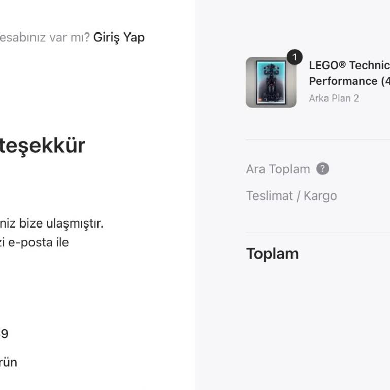 Lego Siparişim Hala Elime Ulaşmadı