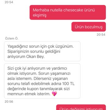Bozuk Cheesecake Ve Yetersiz Çözüm