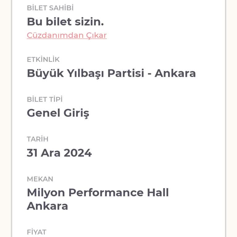 Milyon Biletten Bilet İadesi Sorunu