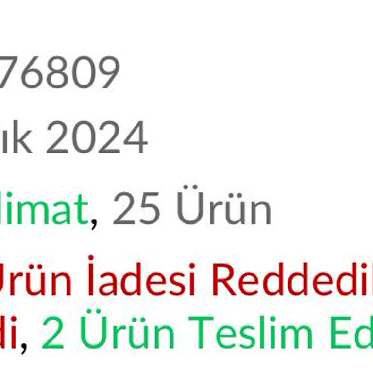 Trendyolmilla İade Sürecinde Mağduriyet