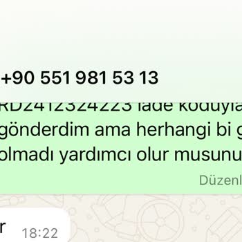 İade Sürecinde İletişim Sorunu
