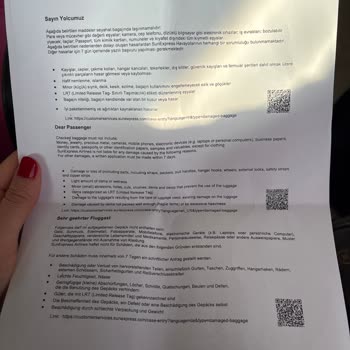 Valiz Tekerleri Kırık Ve Mağduriyet Yaşanıyor