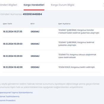Aras Kargo'nun Teslimat Sorunu Ve Müşteri Mağduriyeti