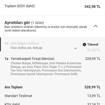 Siparişim Eksik Geldi, Param İade Edilmedi
