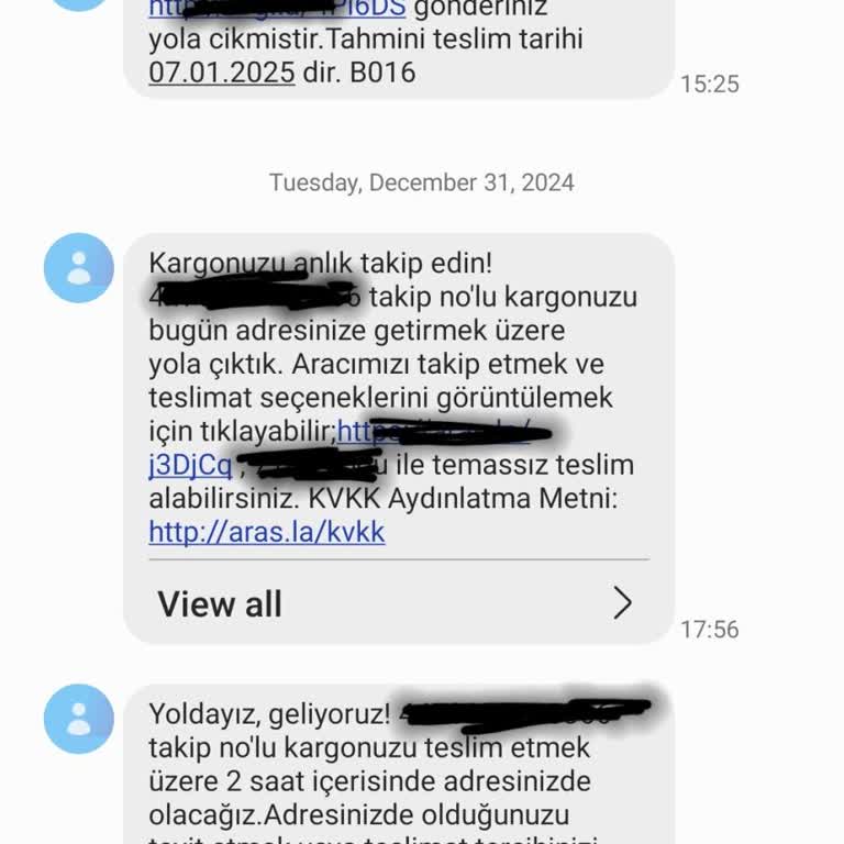 Aras Kargo'nun Adres Hatası Ve İletişim Sorunları