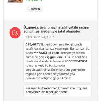 Schafer Yanlış Fiyatlandırma Ve İptal Sorunu