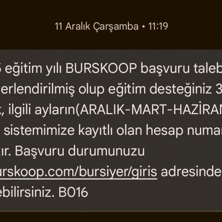 Burs Ödemesi Gecikmesi Mağduriyeti