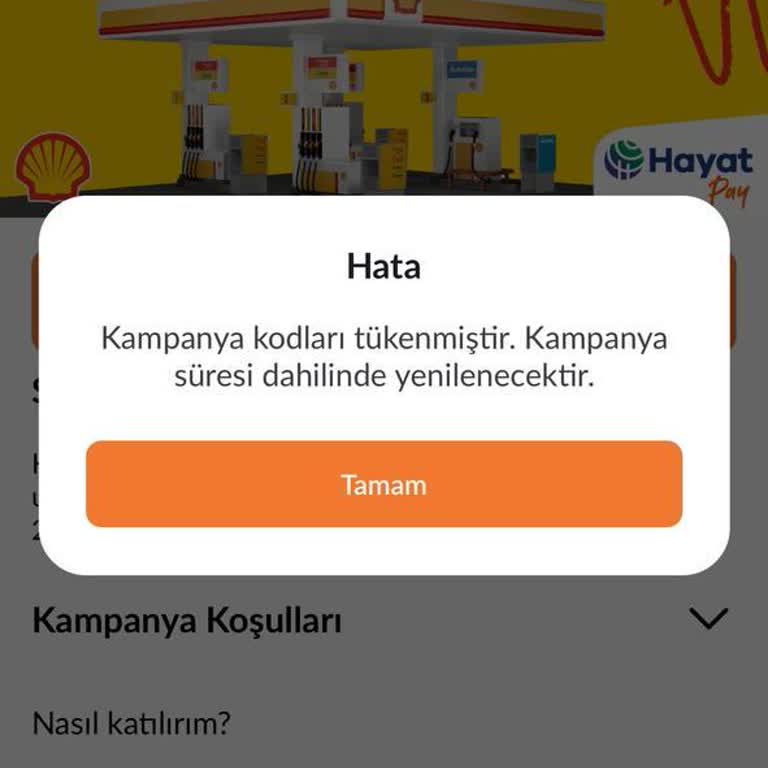 Shell Kampanyasında Hayal Kırıklığı