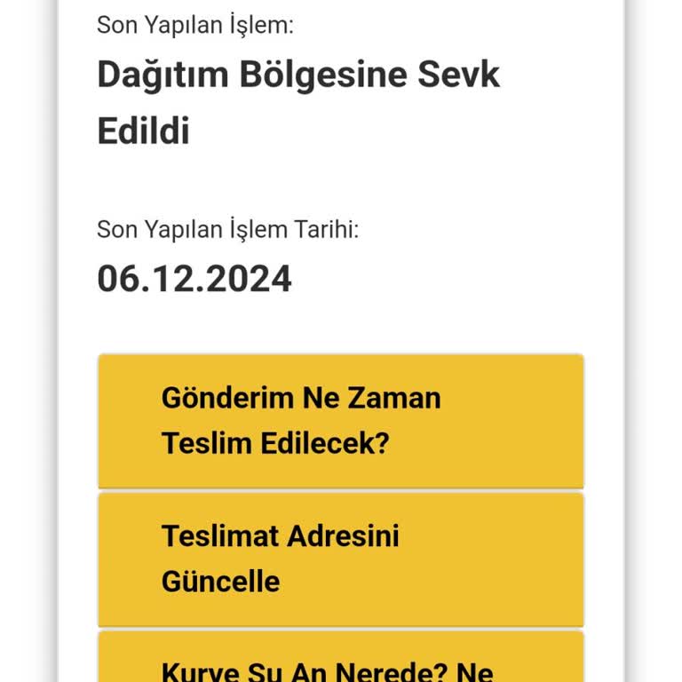 Teslimat Gecikmesi Ve İletişim Sorunları