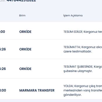 Teslim Edilmeyen Kargo Ve Yanıltıcı Bilgilendirme