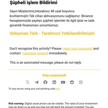 Binance TR Güvenlik Zaafiyeti: 7 Yıllık Emek Çöp Oldu