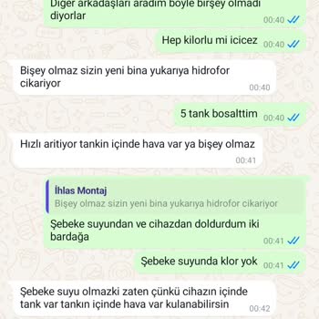 Klorlu Su Sorunu: Pişmanlık Dolu Bir Deneyim