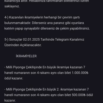 Gizabet Yılbaşı Çekilişinde Haksızlık