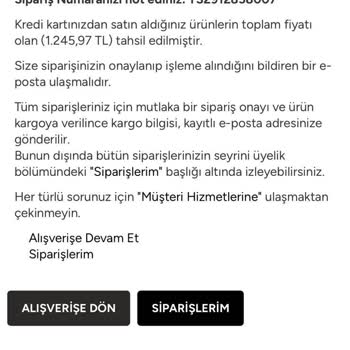 Yanlış Beden Gönderimi Ve Etiket Hatası