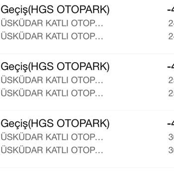 Üsküdar Otoparkı HGS Sorunu: Yanlış Para Çekimi