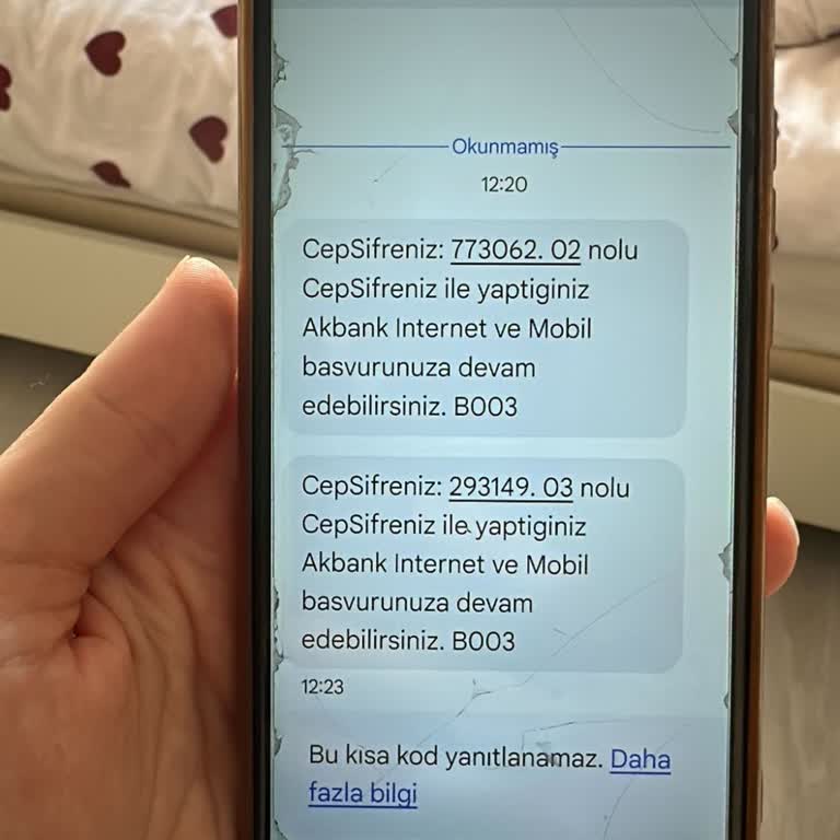 Yanlış Cep Şifresi Gönderimi Ve Güvenlik Endişesi