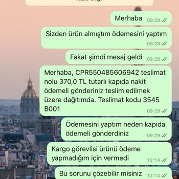 Yanlış Gönderim Ve İletişim Eksikliği Mağduriyeti