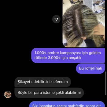 Saç Renk Fiyaskosu Ve Kötü Hizmet Deneyimi