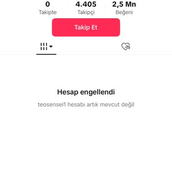 Haksız Hesap Askıya Alınması