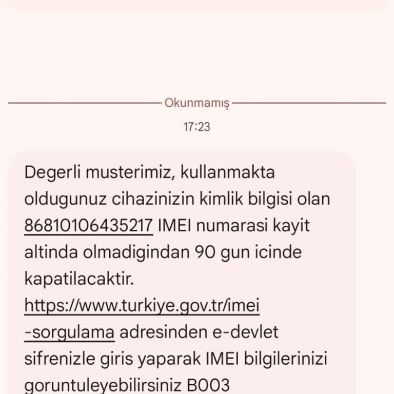 IMEI Sorunu Ve Epttavm İletişim Eksikliği