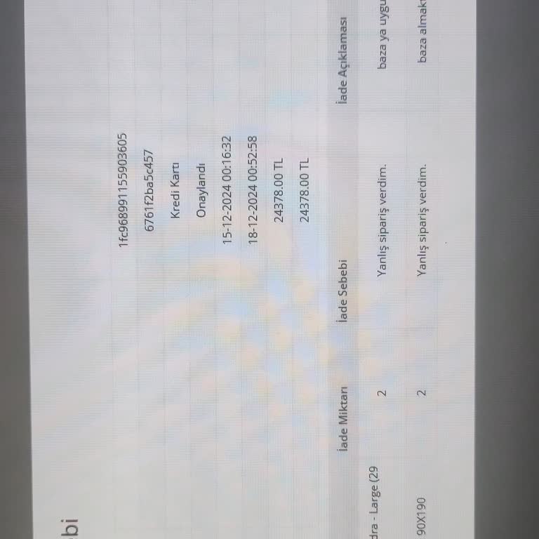 İstikbal'den Alınan Ürünlerin İadesinde Gecikme