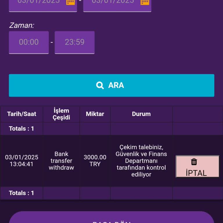 Betsat Acil Ödeme Bekleyen Müşteri