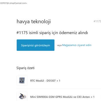 Havya Teknoloji İptal Edilen Sipariş Ve İletişim Sorunları