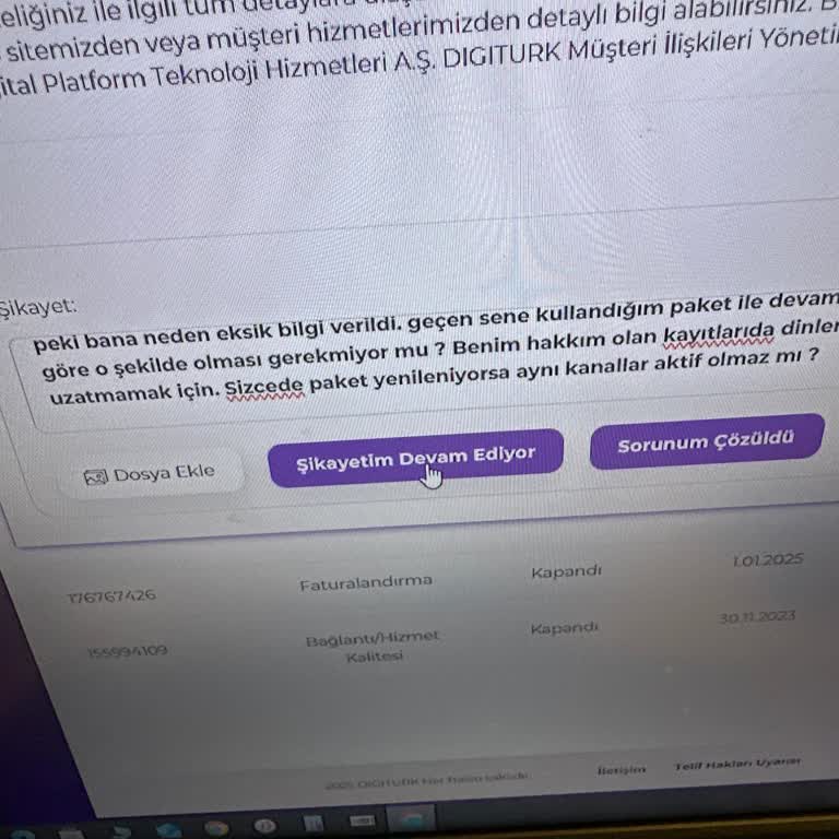 Yanıltıcı Paket Yenileme Ve Erişim Sorunu