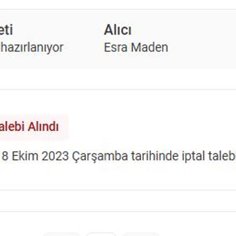 İptal Edilen Ürün İçin Geri Ödeme Bekleyişi