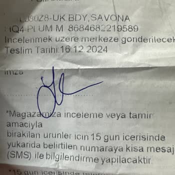 Kalitesiz Ürün Ve Yetersiz İnceleme Deneyimi