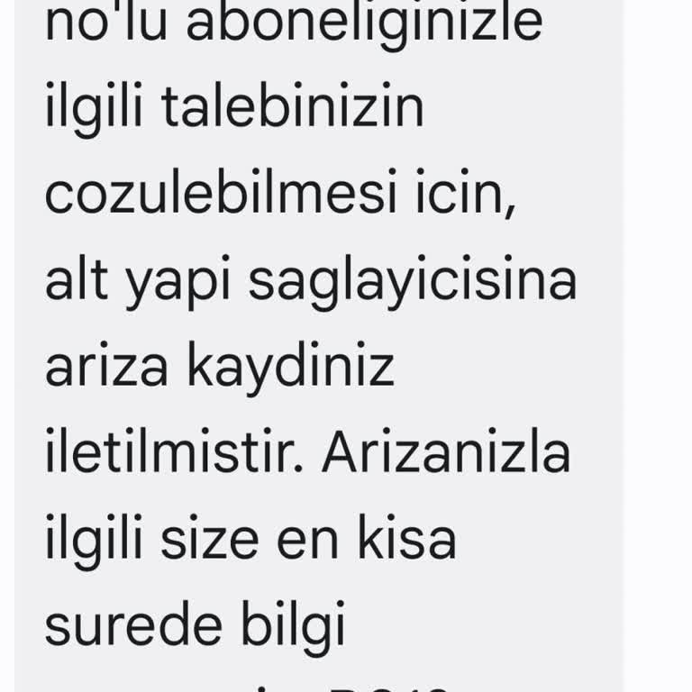 Sürekli İnternet Kesintisi Ve İlgisiz Hizmet