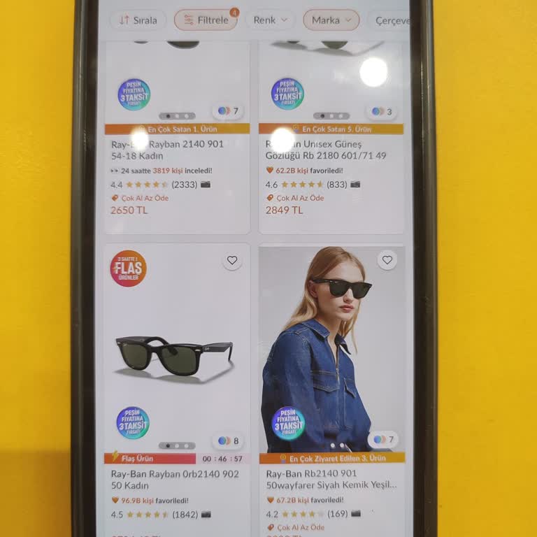 Trendyol'da Sahte Rayban Gözlükler