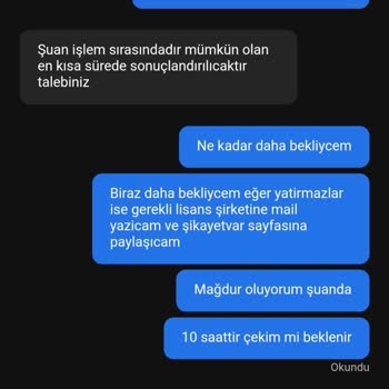 Çekim Sürecinde Mağduriyet Ve Gecikme Şikayeti