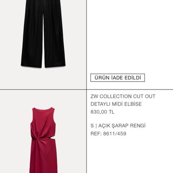 Zara Alışverişimde Para İadesi Sorunu Ve Müşteri Hizmetleri Hayal Kırıklığı