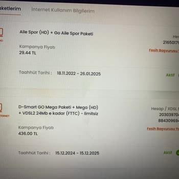 D-Smart Yan Oda Kampanyası Ve Fatura Sorunu