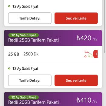 Vodafone Tarifesinde Haksız Fiyat Farkı