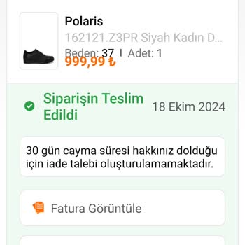 Online Alınan Ayakkabının Kısa Sürede Yıpranması