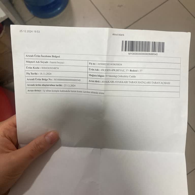 Lumberjack Ayakkabının Kalitesizliği Ve İnceleme Sorunu