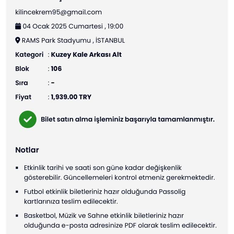 Bilet Teslimatında Gecikme Ve İletişimsizlik Sorunu