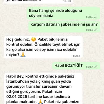 Boyner Siparişimde Teslimat Sorunu