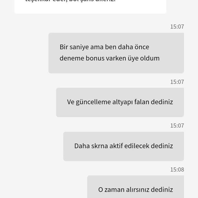 Deneme Bonusu Mağduriyeti