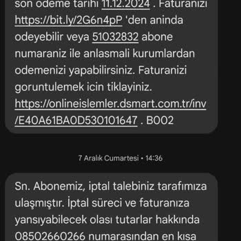 D-Smart İptal Sürecinde Karşılaşılan Sorunlar Ve Beklenmedik Vergi Borcu