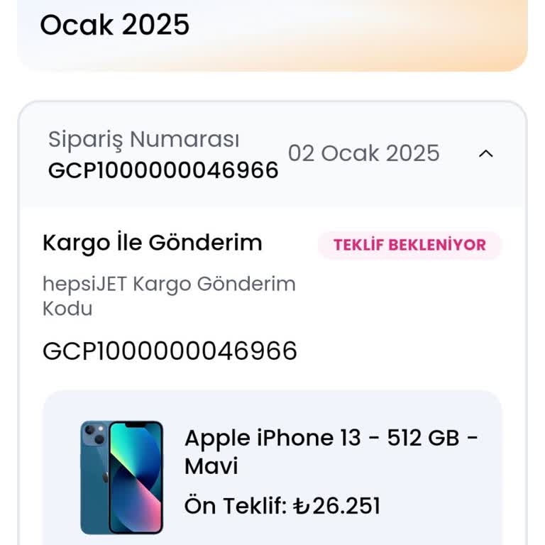 Yanlış Teslimat Bildirimi: İphone 13 Satış Sürecinde Yaşanan Sorun