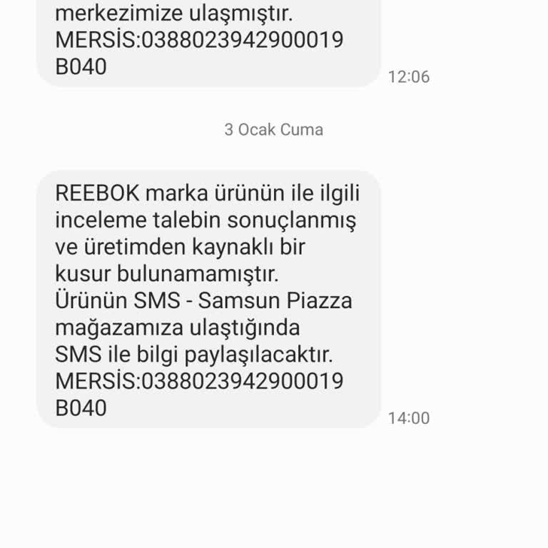 Reebok Ayakkabıda Üretim Hatası Sorunu