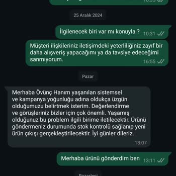 Yanlış Ürün Ve İletişimsizlik Sorunu