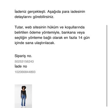 Stradivarius İade Ücretimi Yatırmıyor Ve Müşteri Hizmetleri Yetersiz