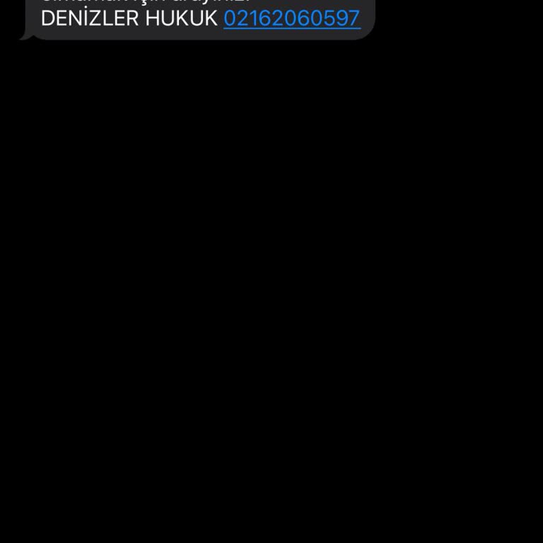 Sahte Hukuk Bürosu Mesajıyla İlgili Şikayet