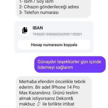 Sahte Çekiliş Ve Tehdit: Yardım Bekliyorum