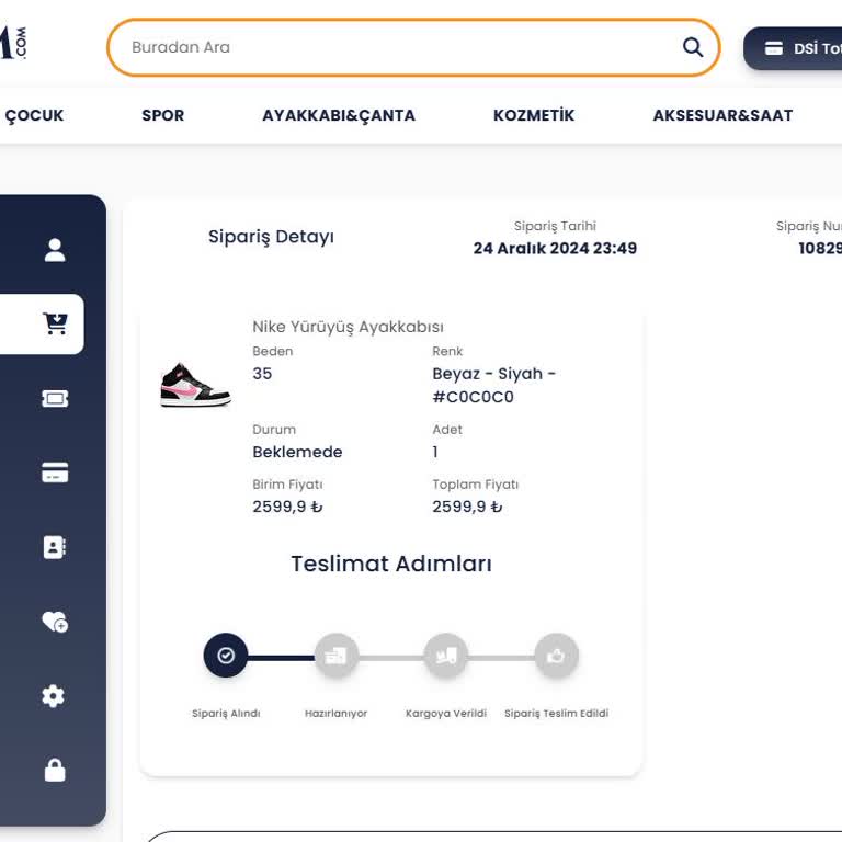 Sipariş Durumu Belirsizliği Ve İletişim Sorunları